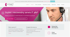 Desktop Screenshot of conet.pl