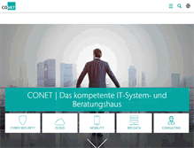 Tablet Screenshot of conet.de