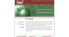 Desktop Screenshot of conet.hu