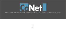 Tablet Screenshot of conet.nl